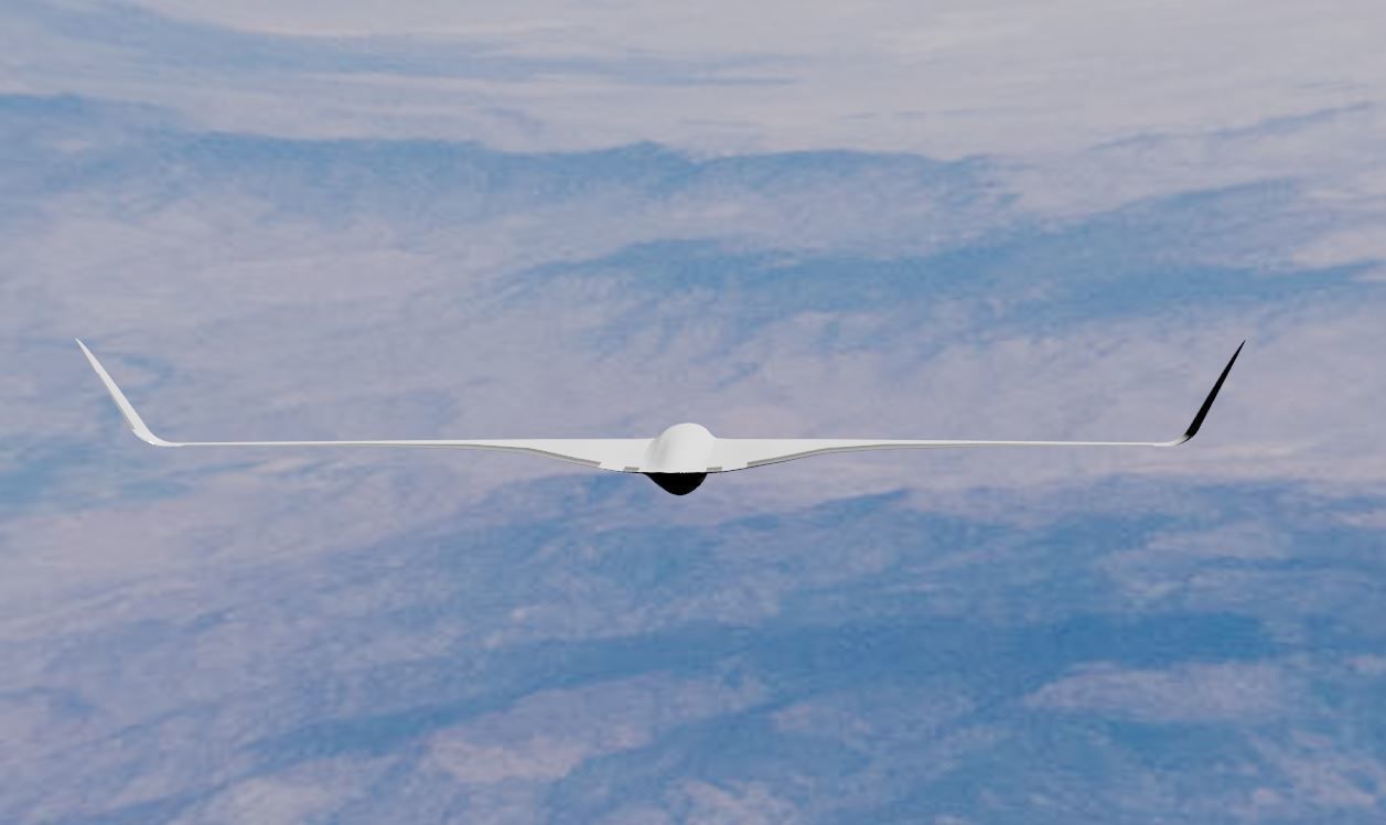 BWB Dolphin Drone 3D model_9