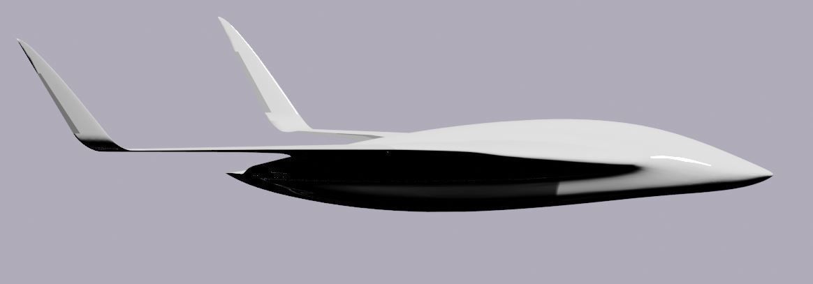 BWB Dolphin Drone 3D model_5