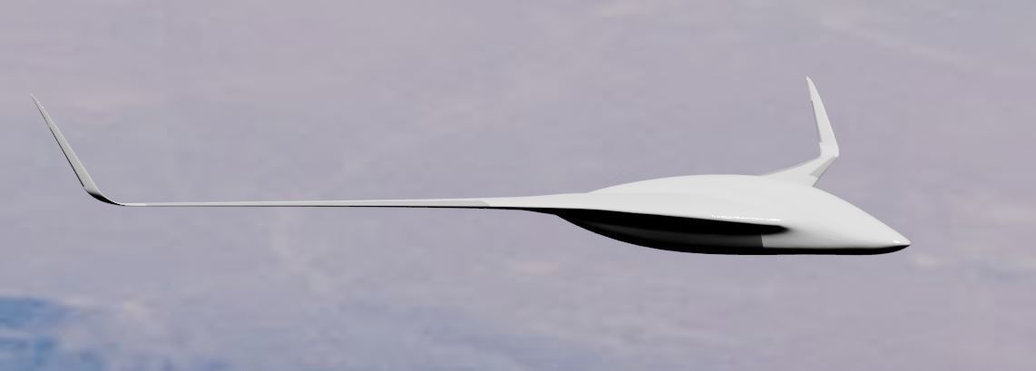 BWB Dolphin Drone 3D model_6