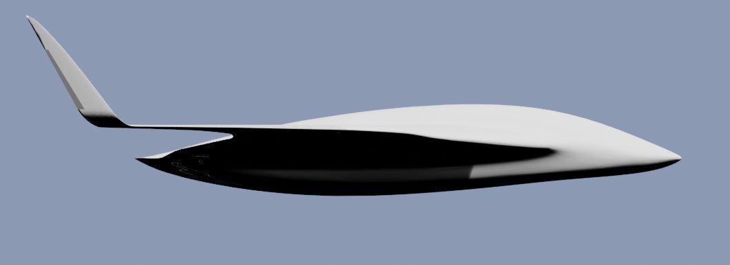 BWB Dolphin Drone 3D model_3