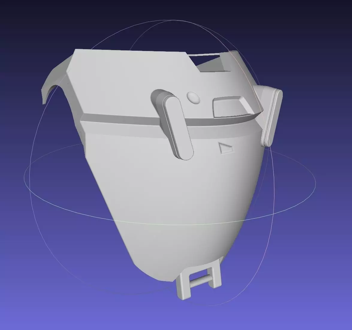 Overwatch Brigitte Chest Armor Pieces 3D print model