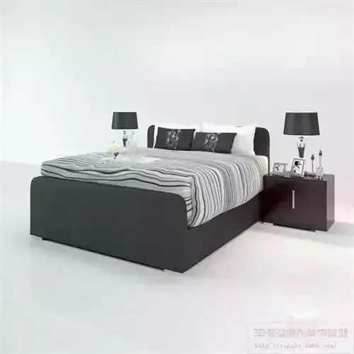 bed room 3D print model