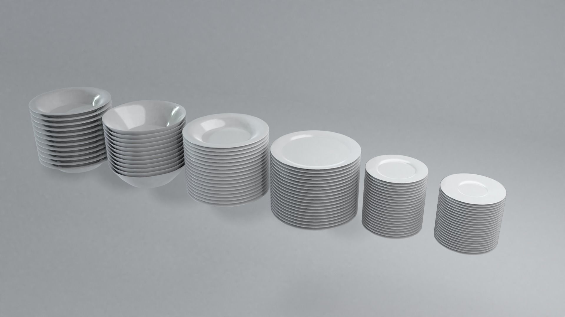 Kitchen Pack Low-poly 3D model_3