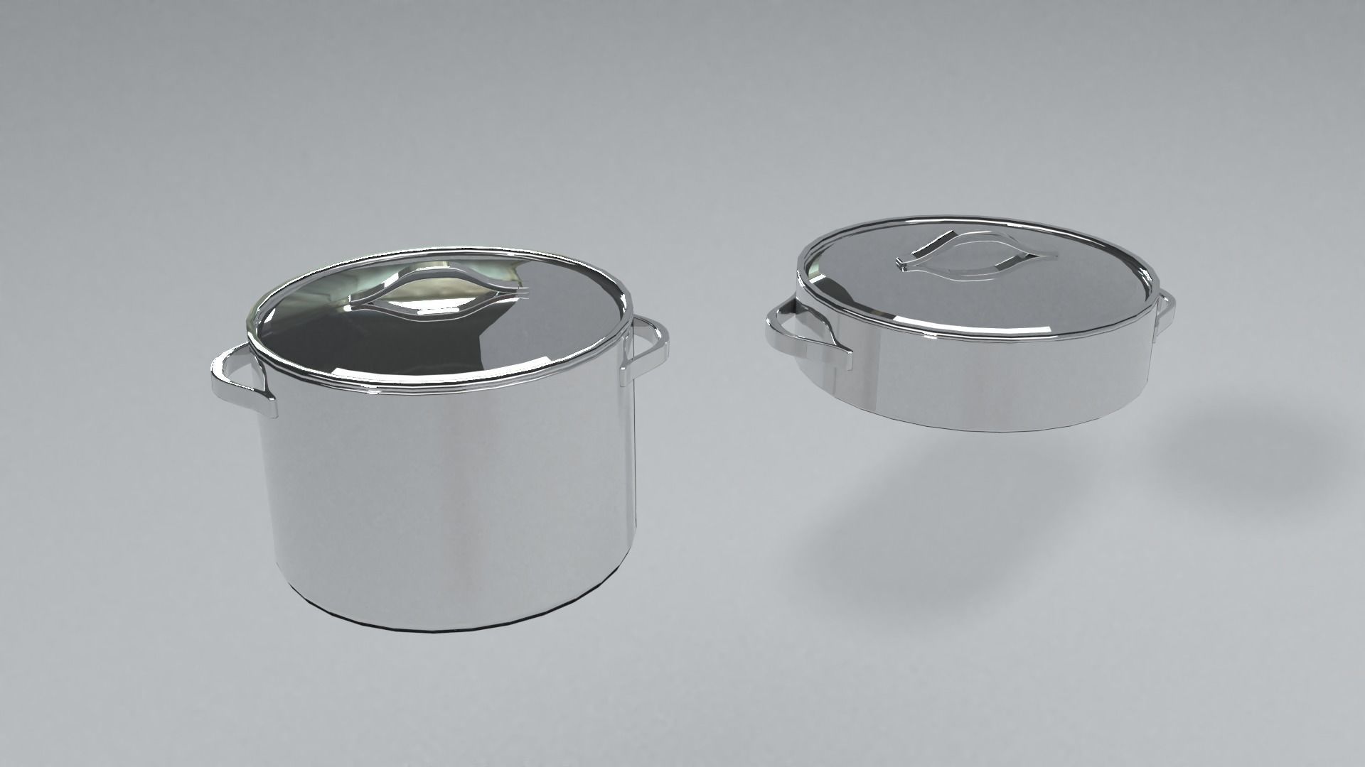 Kitchen Pack Low-poly 3D model_2