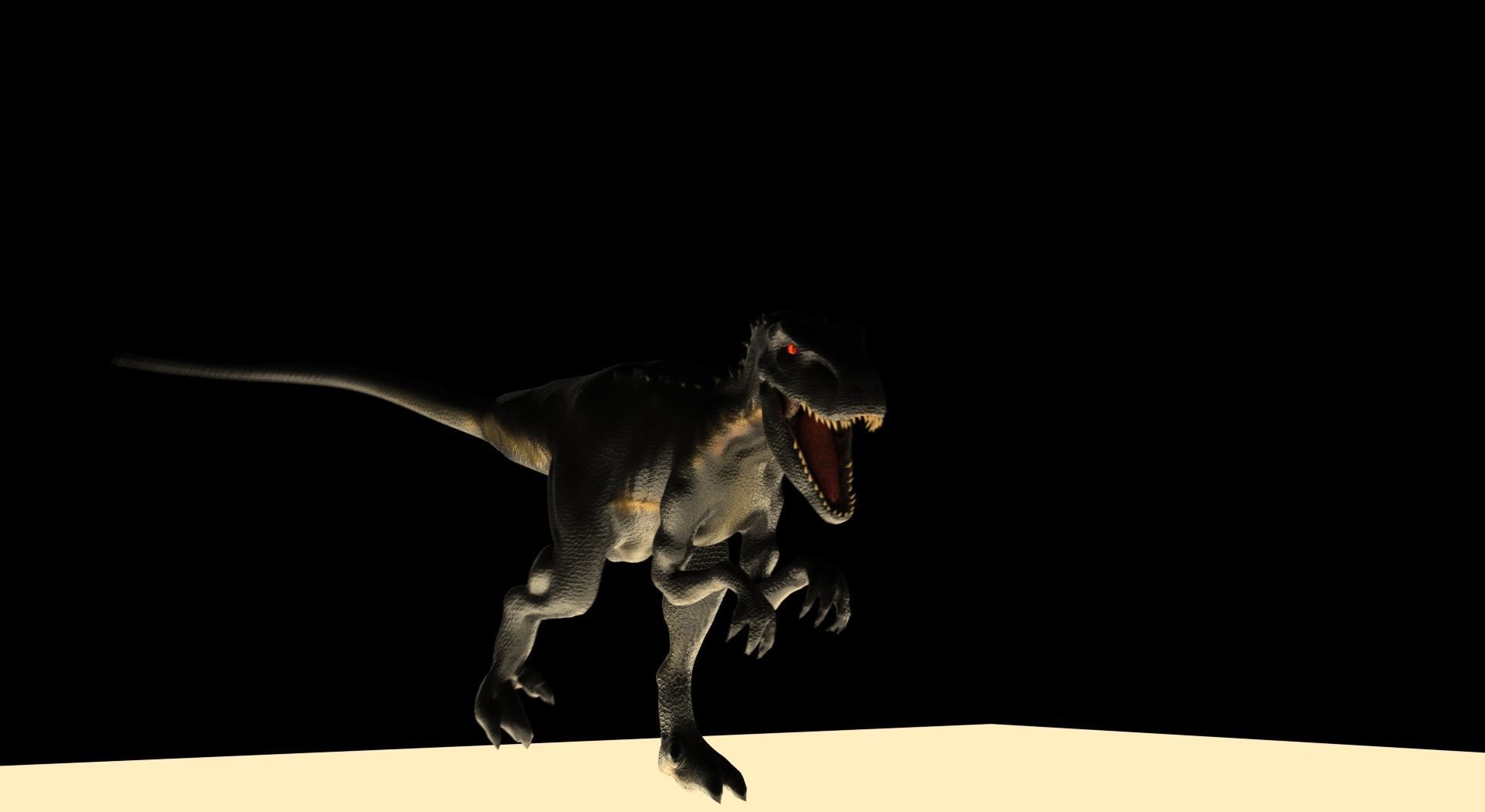 Indoraptor Rigged 2018 3D model_8