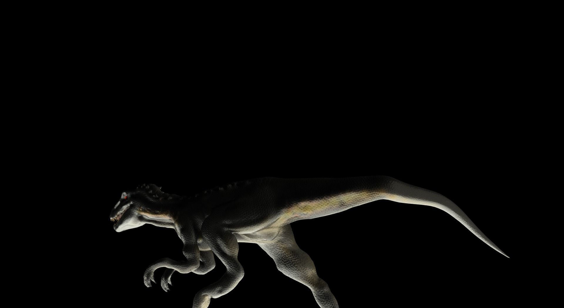 Indoraptor Rigged 2018 3D model_10