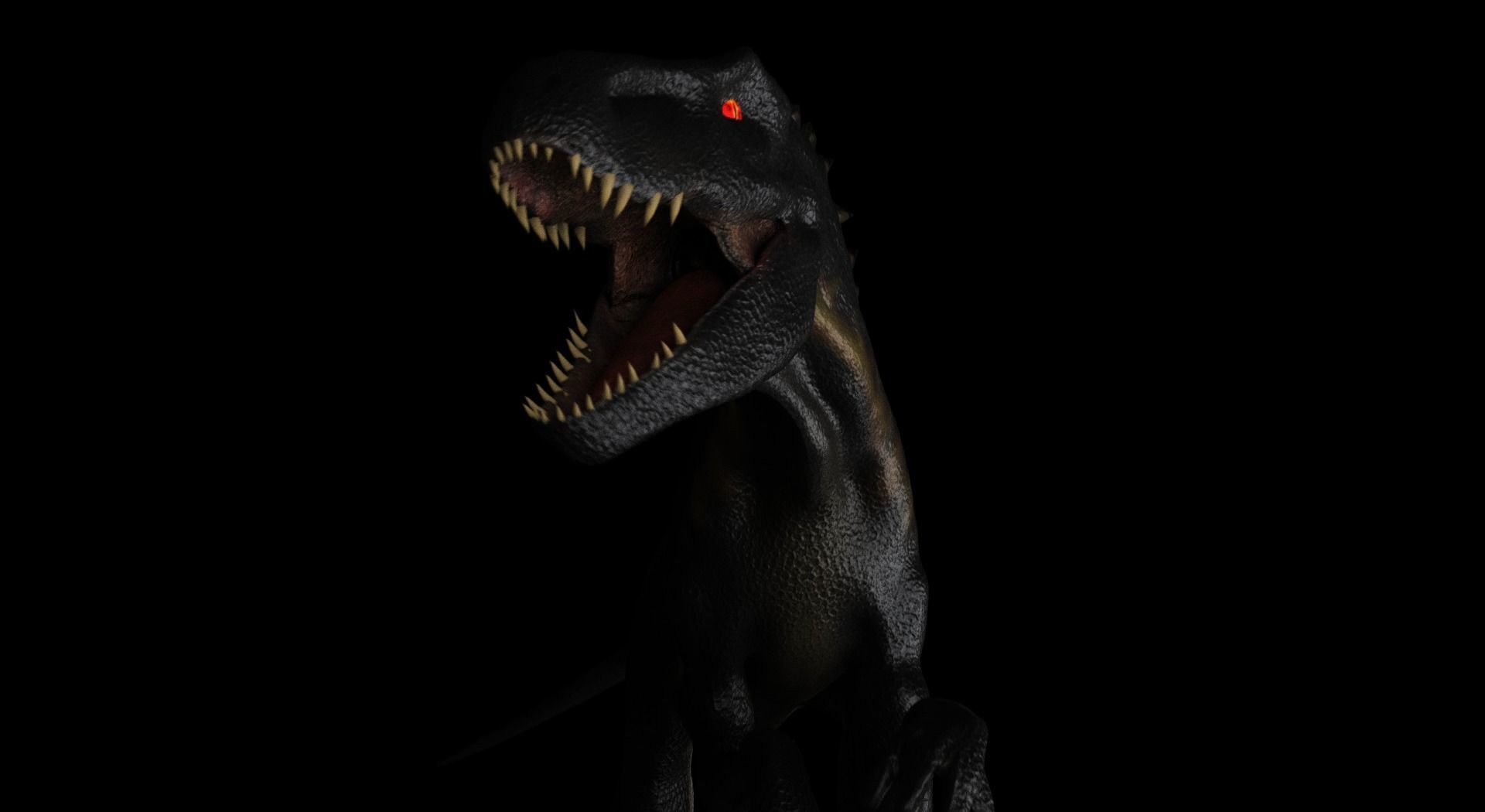 Indoraptor Rigged 2018 3D model_4
