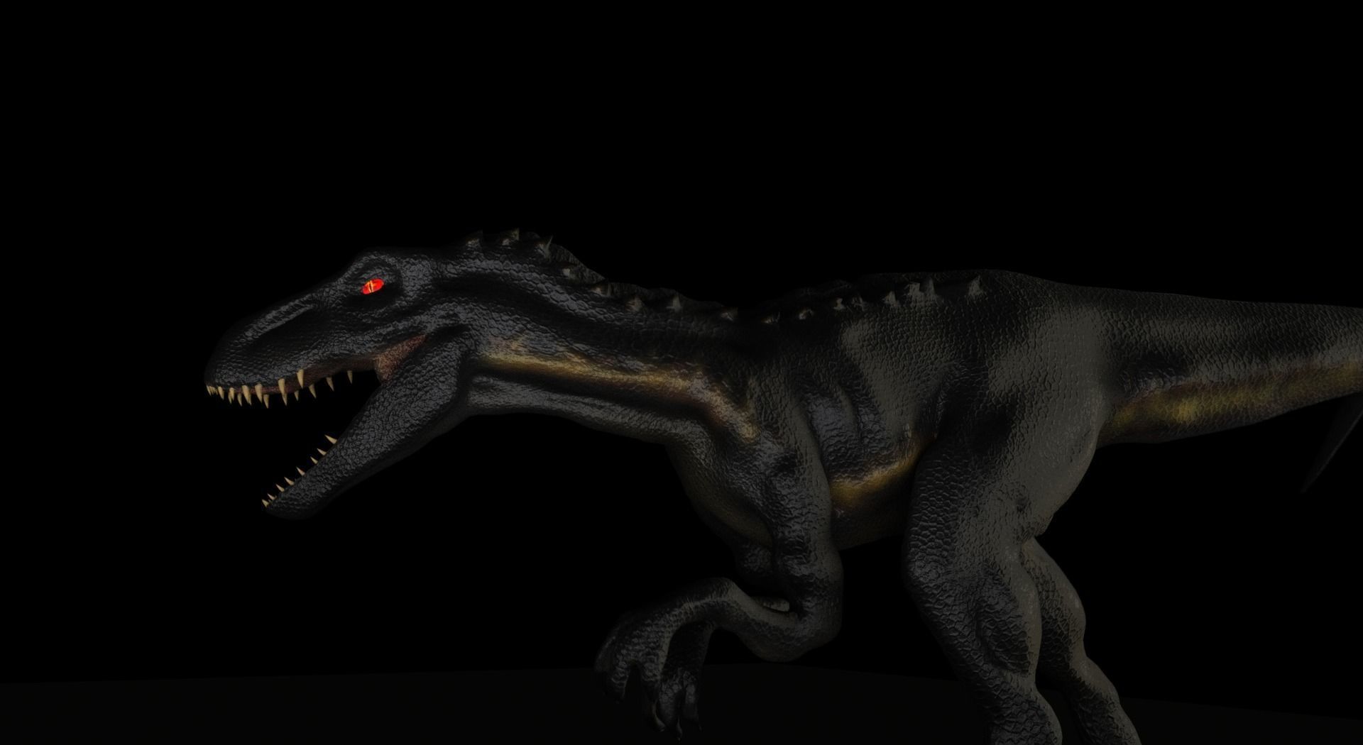 Indoraptor Rigged 2018 3D model_6