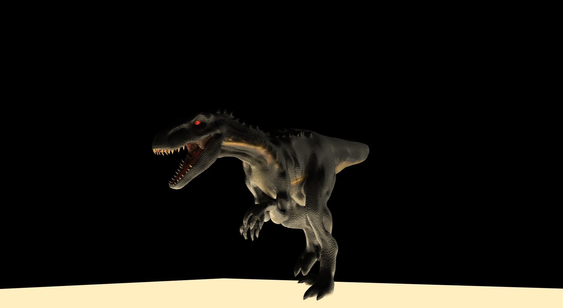 Indoraptor Rigged 2018 3D model_7