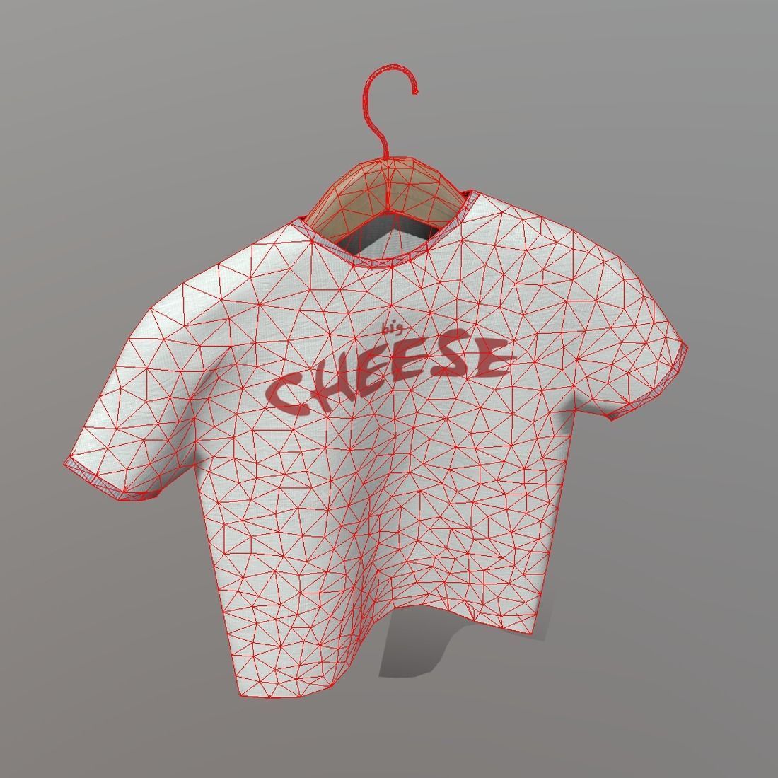CC0 - Shirt on Hanger Free low-poly 3D model_6