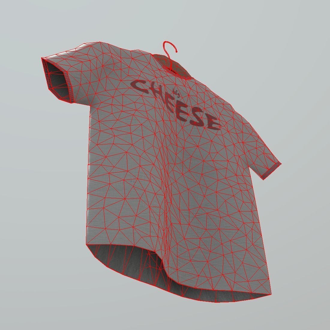 CC0 - Shirt on Hanger Free low-poly 3D model_8