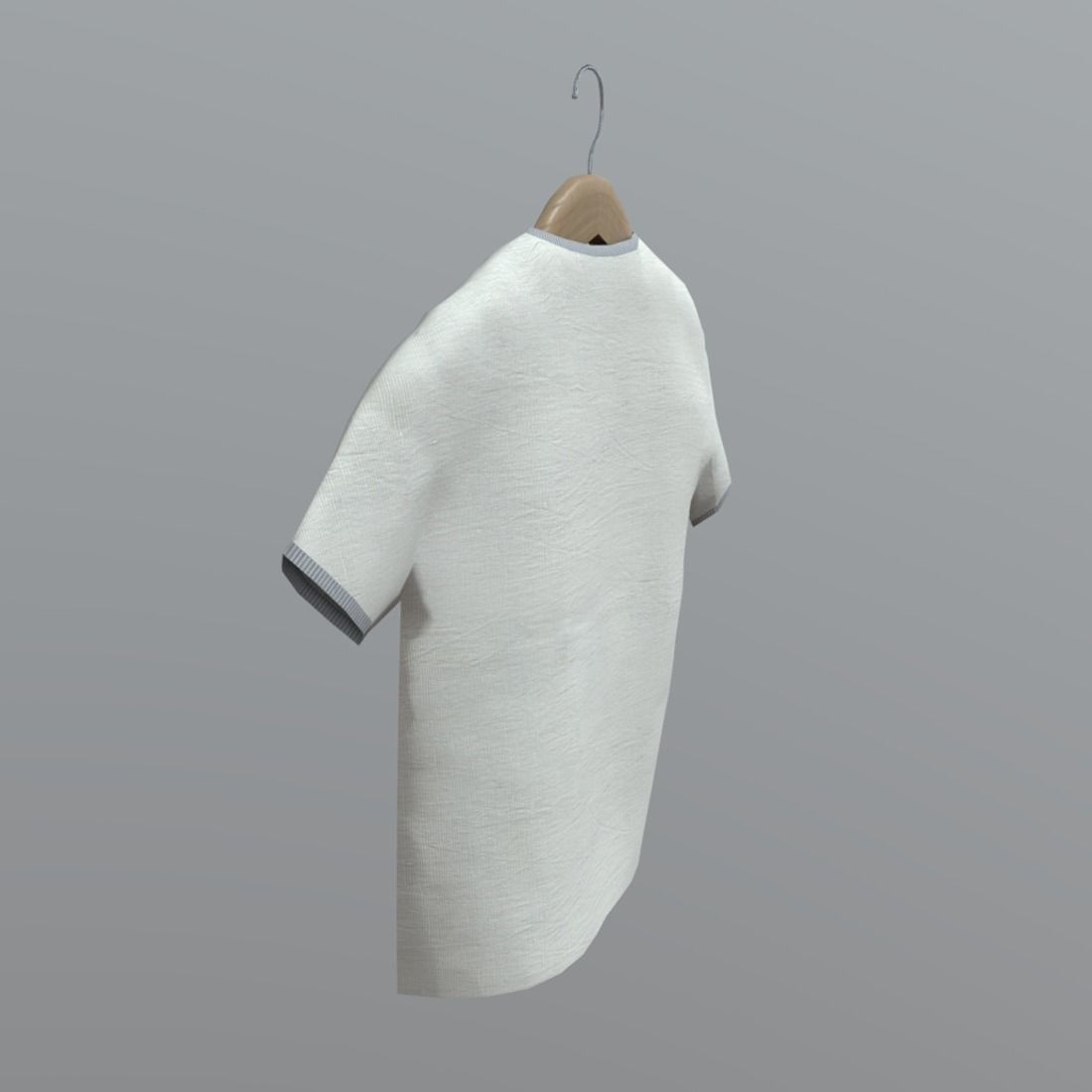 CC0 - Shirt on Hanger Free low-poly 3D model_2