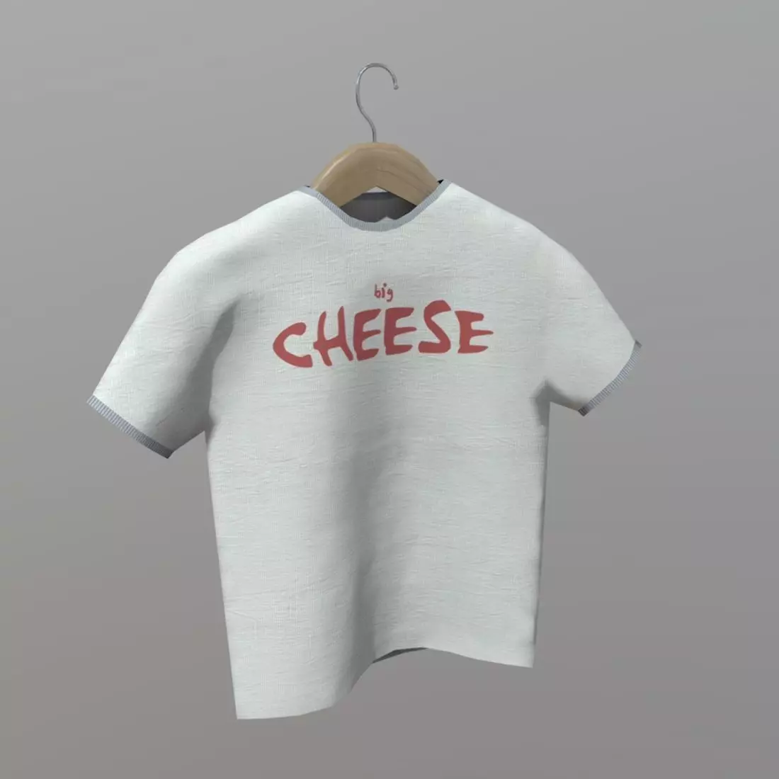 CC0 - Shirt on Hanger Free low-poly 3D model_0