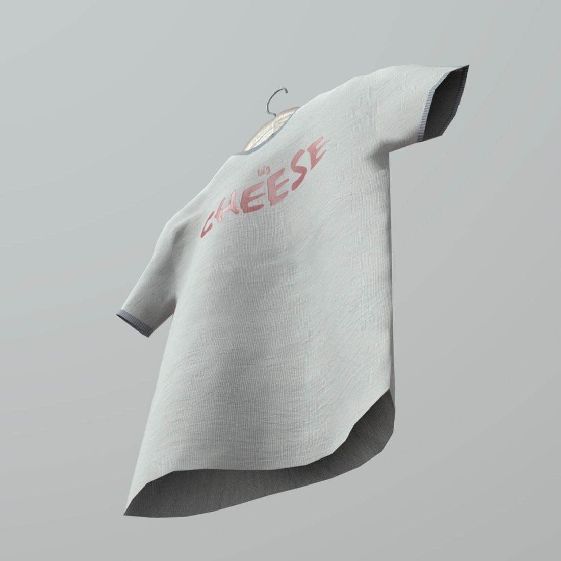 CC0 - Shirt on Hanger Free low-poly 3D model_5