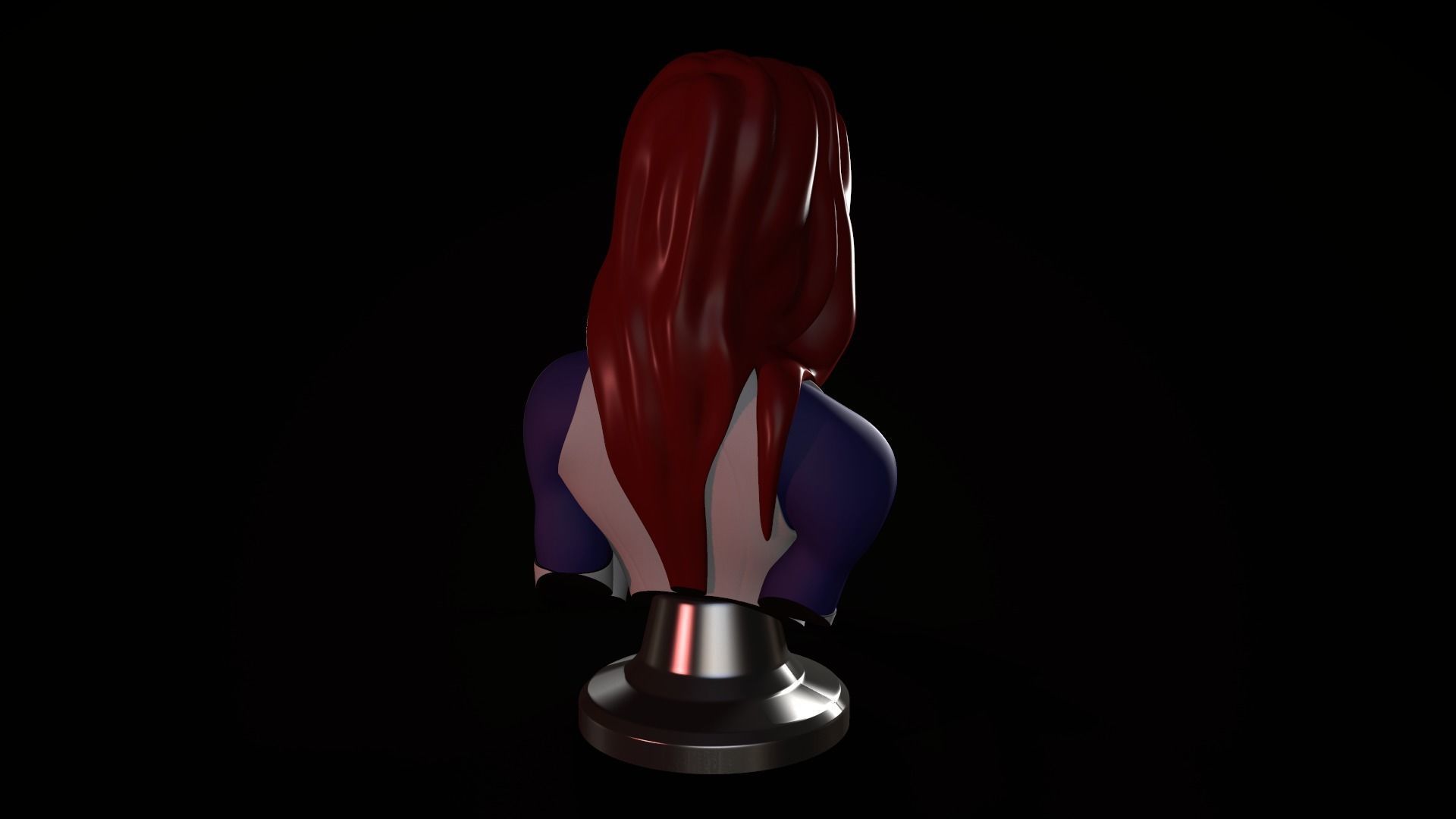 Bust Posed - Mystique 3D print model_3