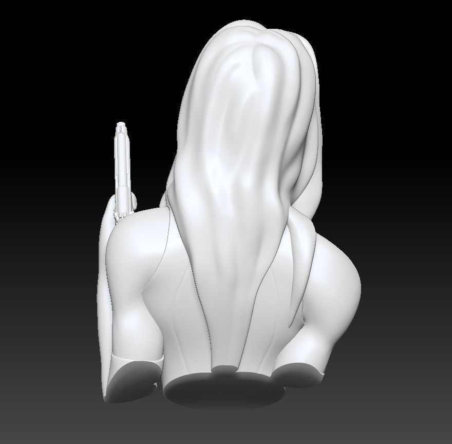 Bust Posed - Mystique 3D print model_5