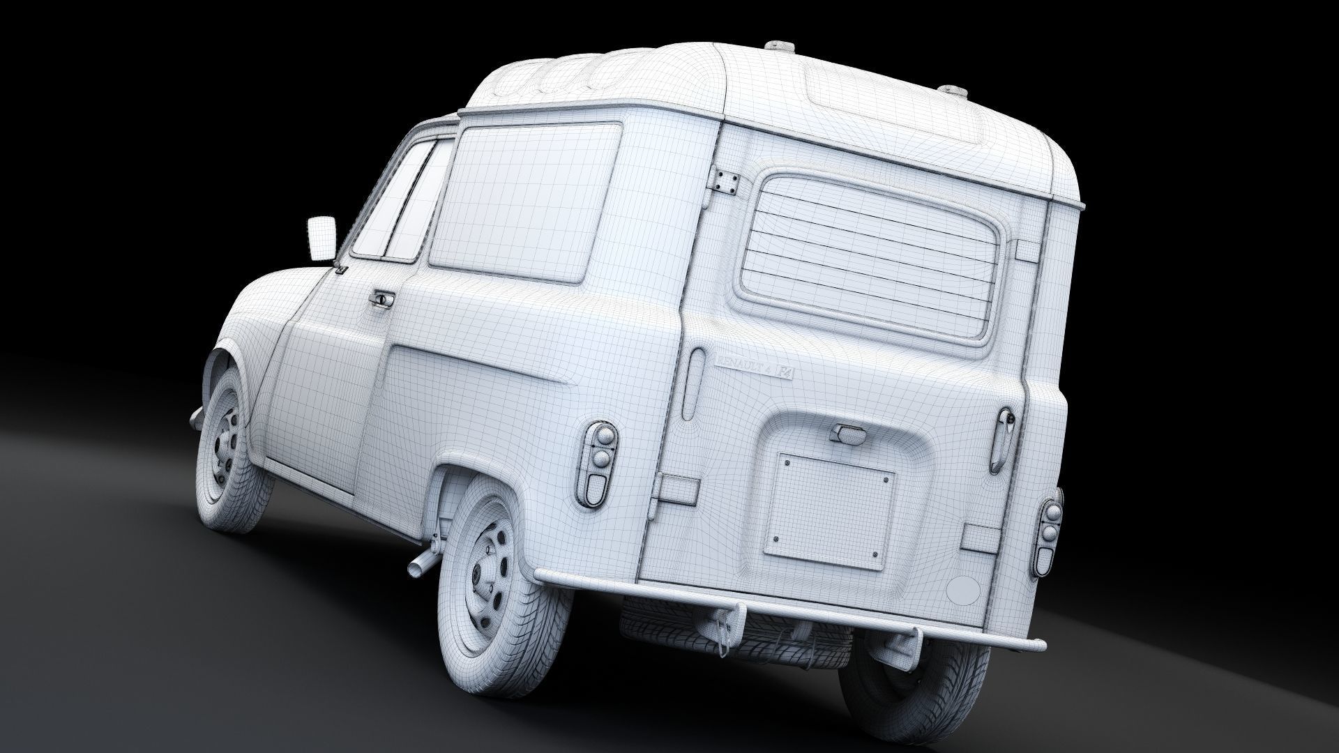 Renault R4-F4 3D model_5