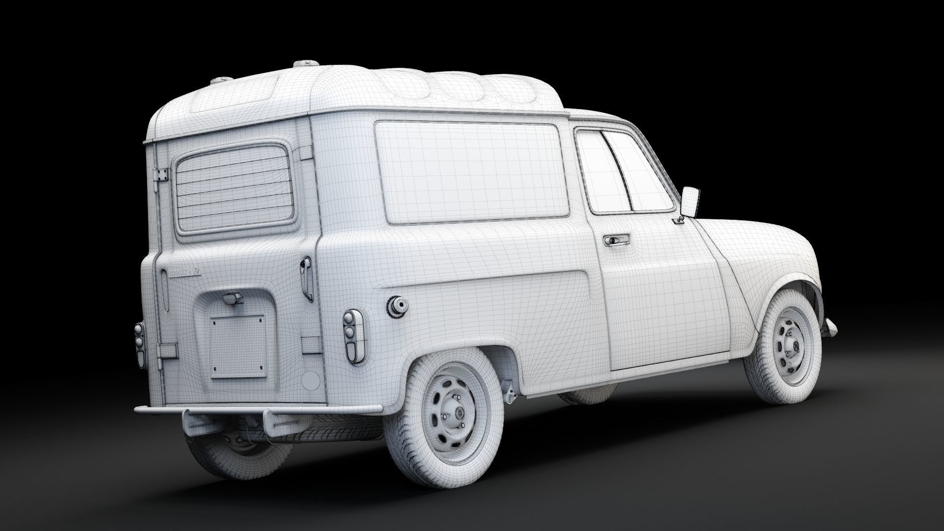 Renault R4-F4 3D model_3