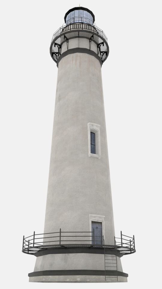 Lighthouse - Low-poly PBR textured model Low-poly 3D model_4