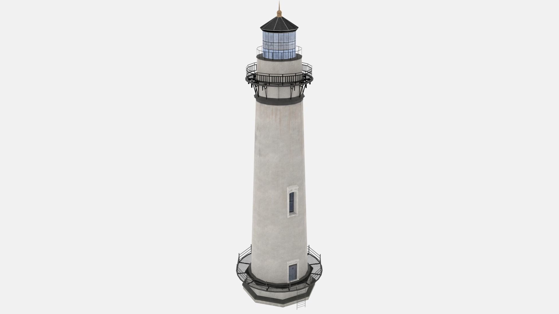 Lighthouse - Low-poly PBR textured model Low-poly 3D model_2