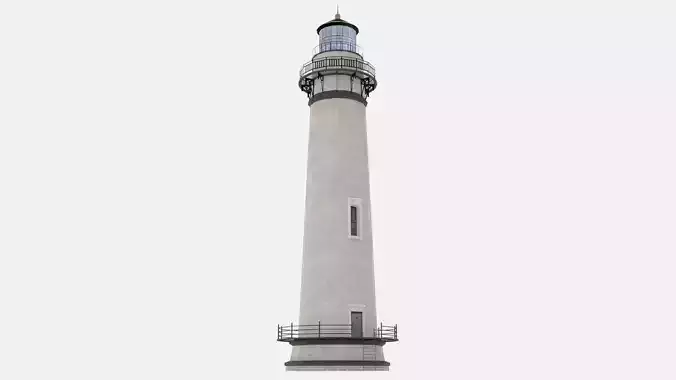 Lighthouse - Low-poly PBR textured model Low-poly 3D model