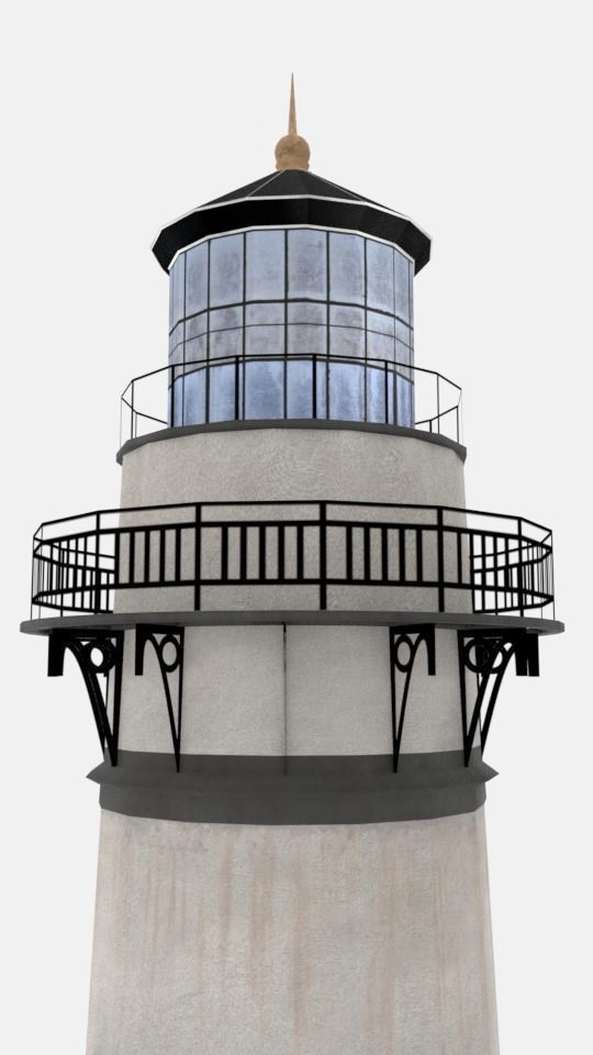 Lighthouse - Low-poly PBR textured model Low-poly 3D model_5