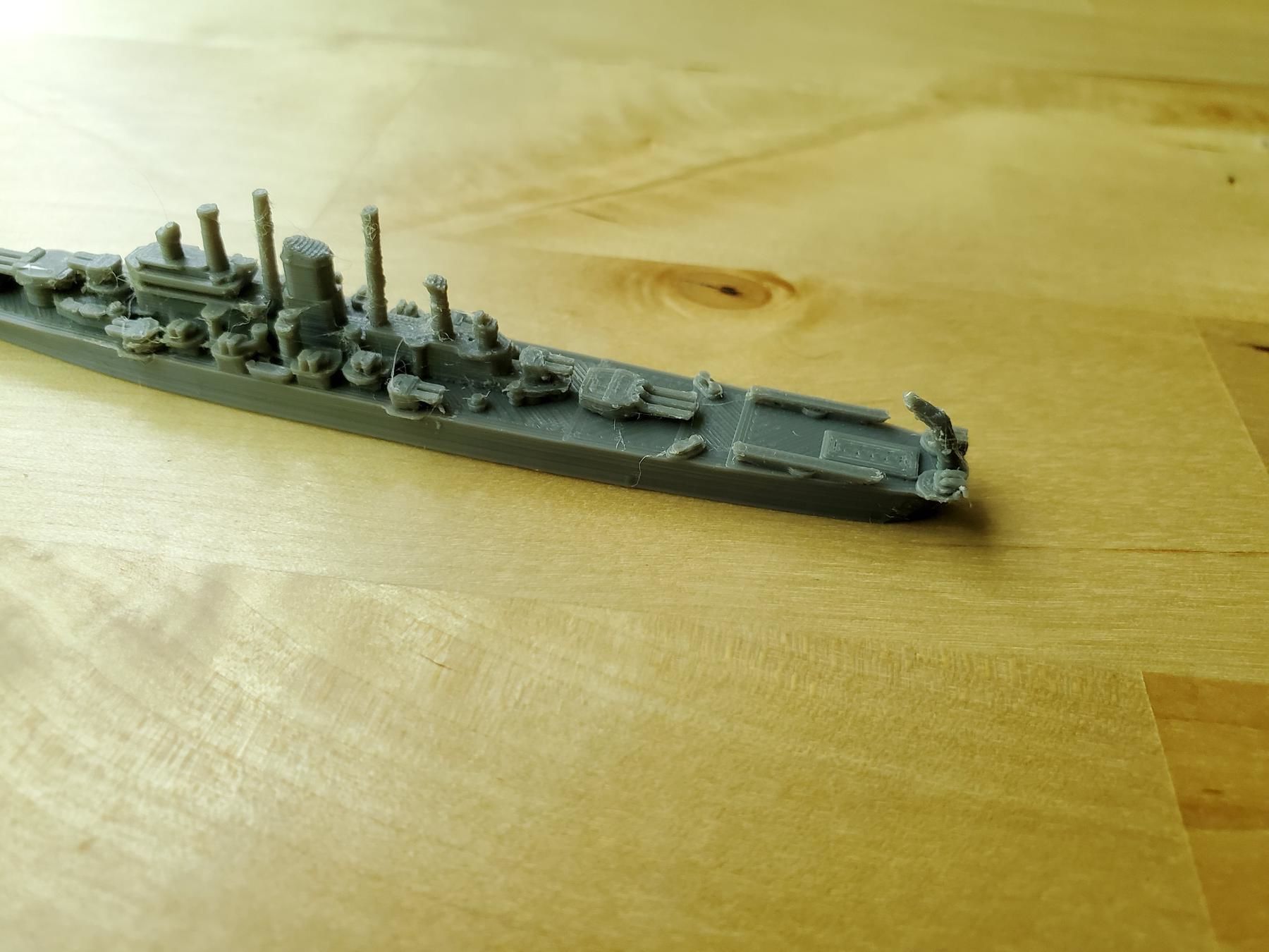 US Des Moines Class Cruiser Warship 3D print model_12