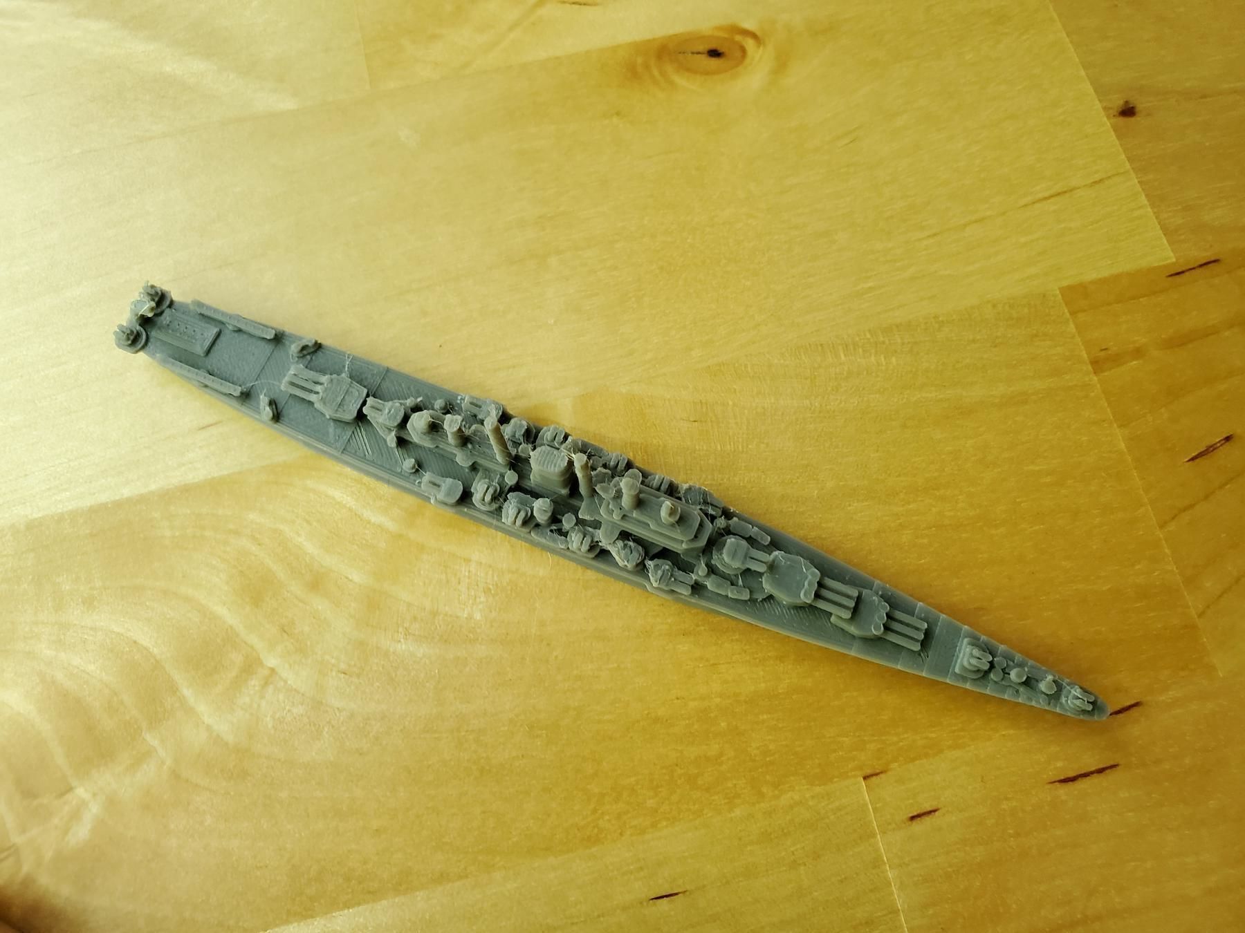 US Des Moines Class Cruiser Warship 3D print model_7