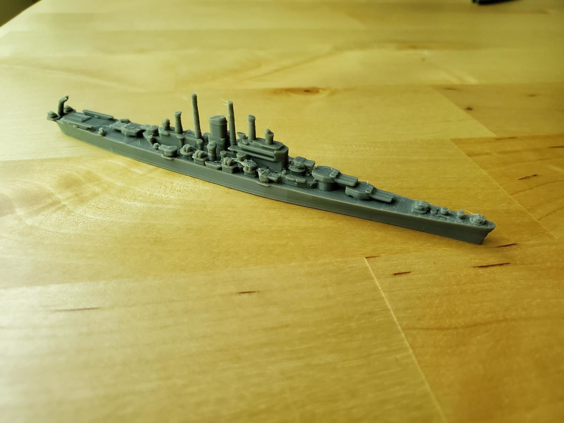 US Des Moines Class Cruiser Warship 3D print model_3