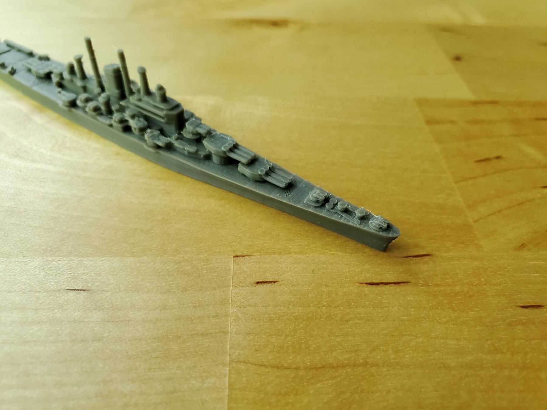 US Des Moines Class Cruiser Warship 3D print model_4