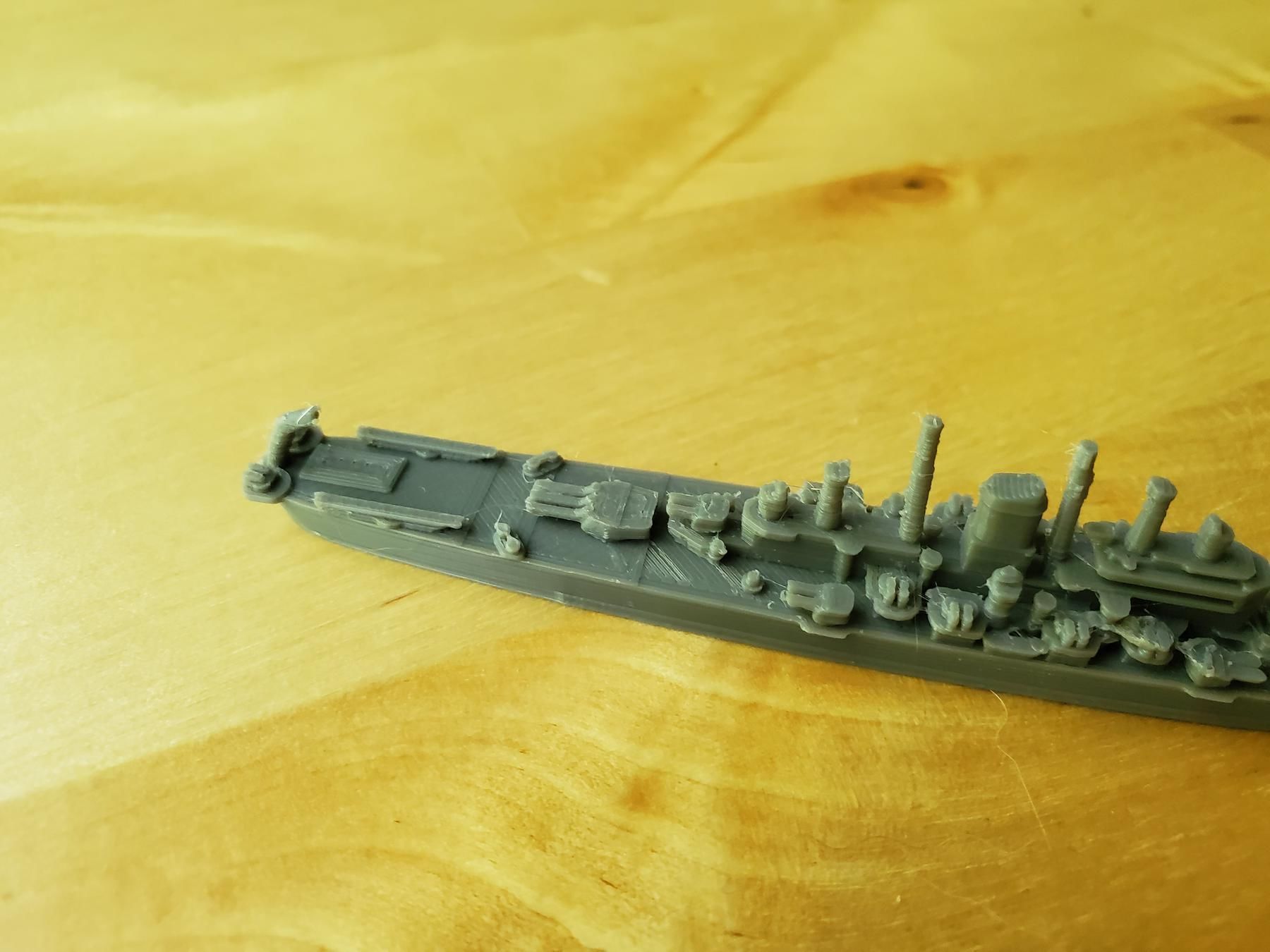 US Des Moines Class Cruiser Warship 3D print model_5