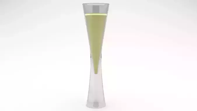 A unique glass of wine and cocktails