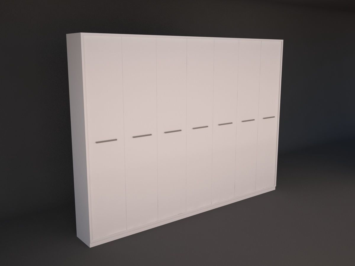 Modern Office Furniture N13 Low-poly 3D model_1