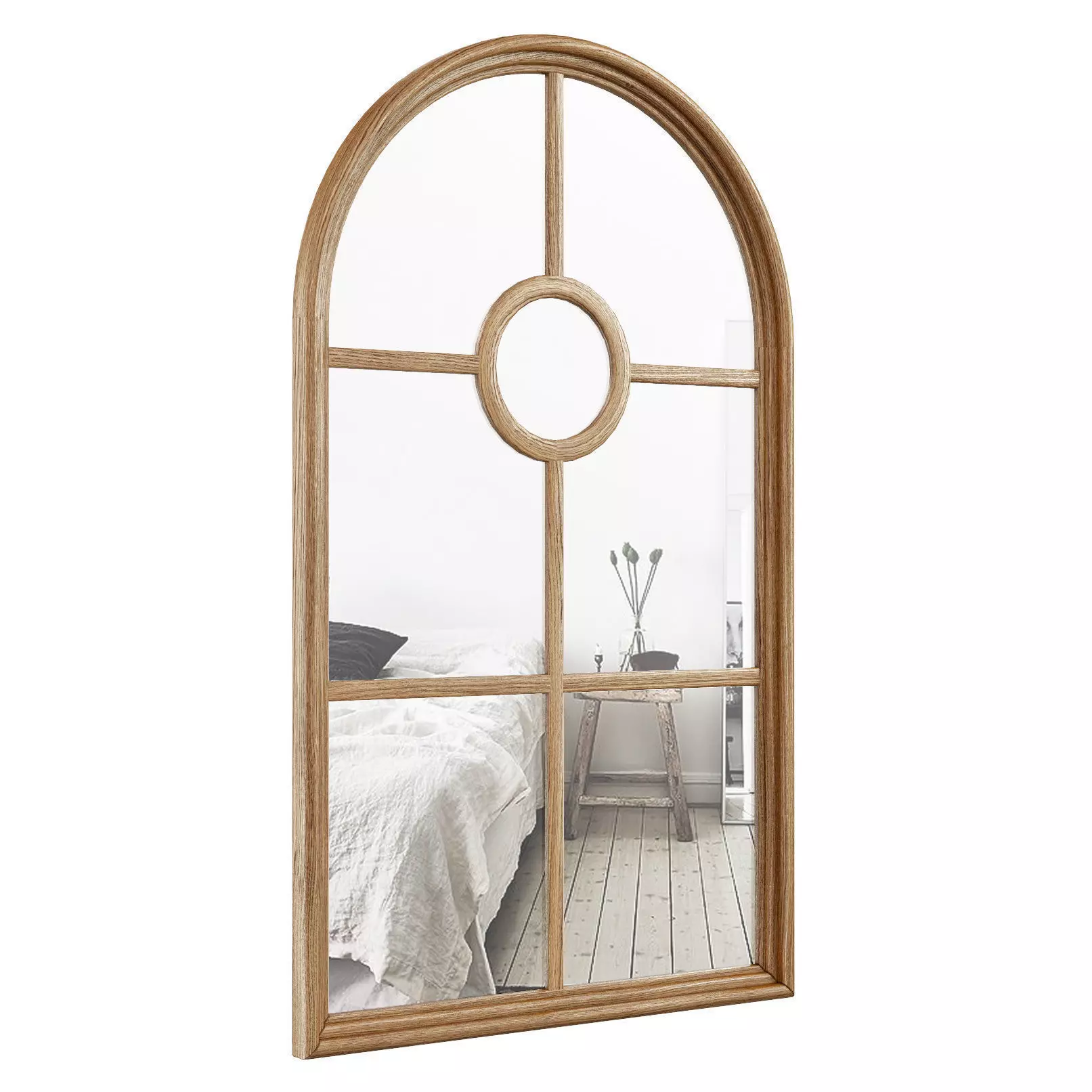 Bromley Arch Window Wall Mirror BL4470 3D model_0