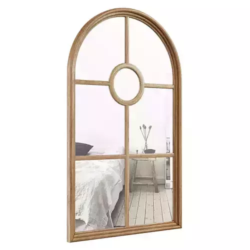 Bromley Arch Window Wall Mirror BL4470 3D model