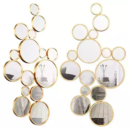 Bubbles Wall Mirror VYQ6540 3D model