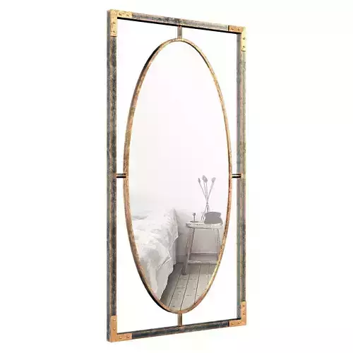 Calem Lucite Rectangular Accent Mirror EYQN4865