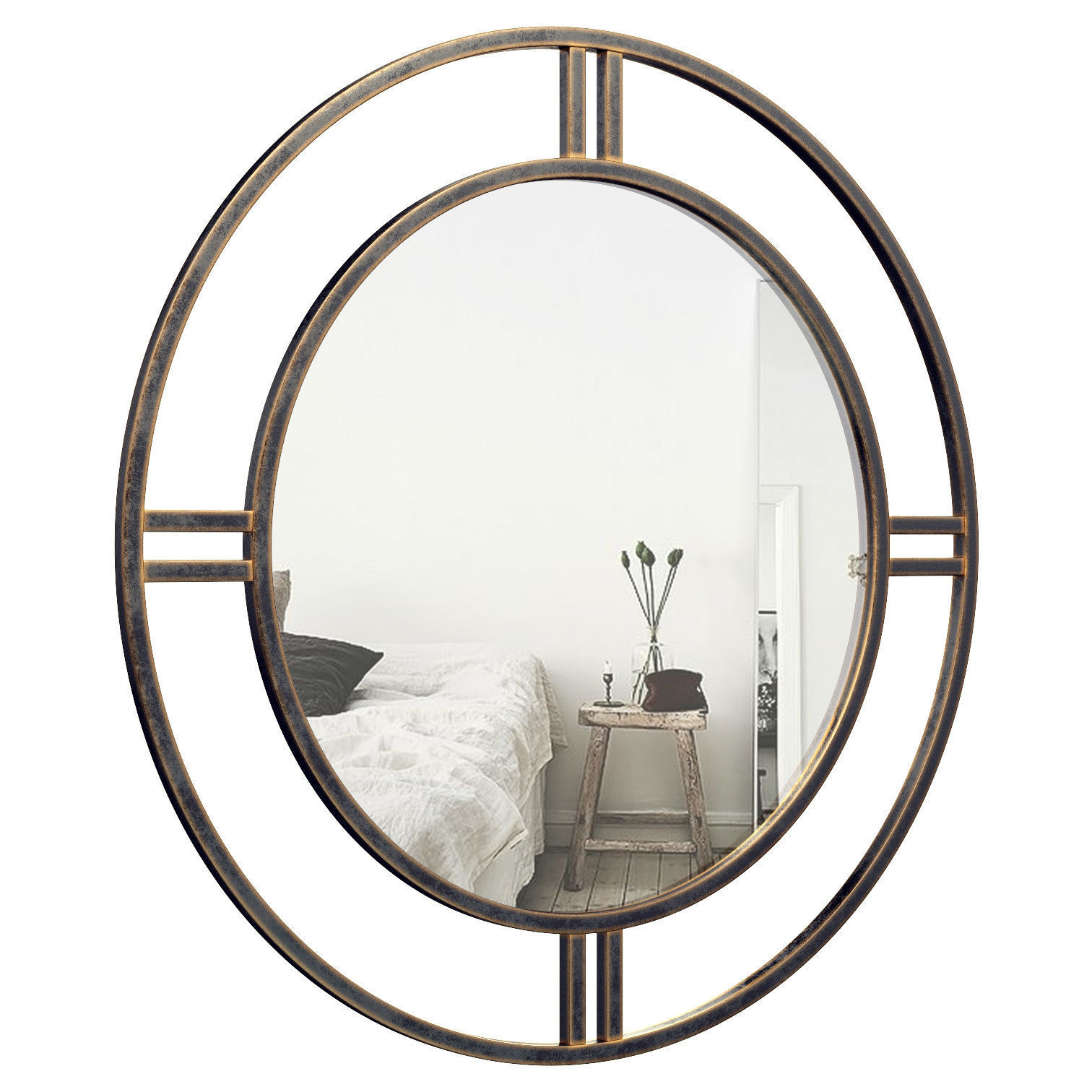 Camber Round Accent Mirror TDBG1013 3D model_1