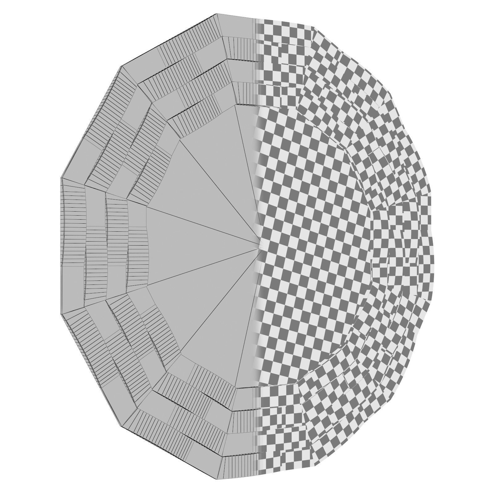 Cavalier Wall Mirror ROSP5192 3D model_2