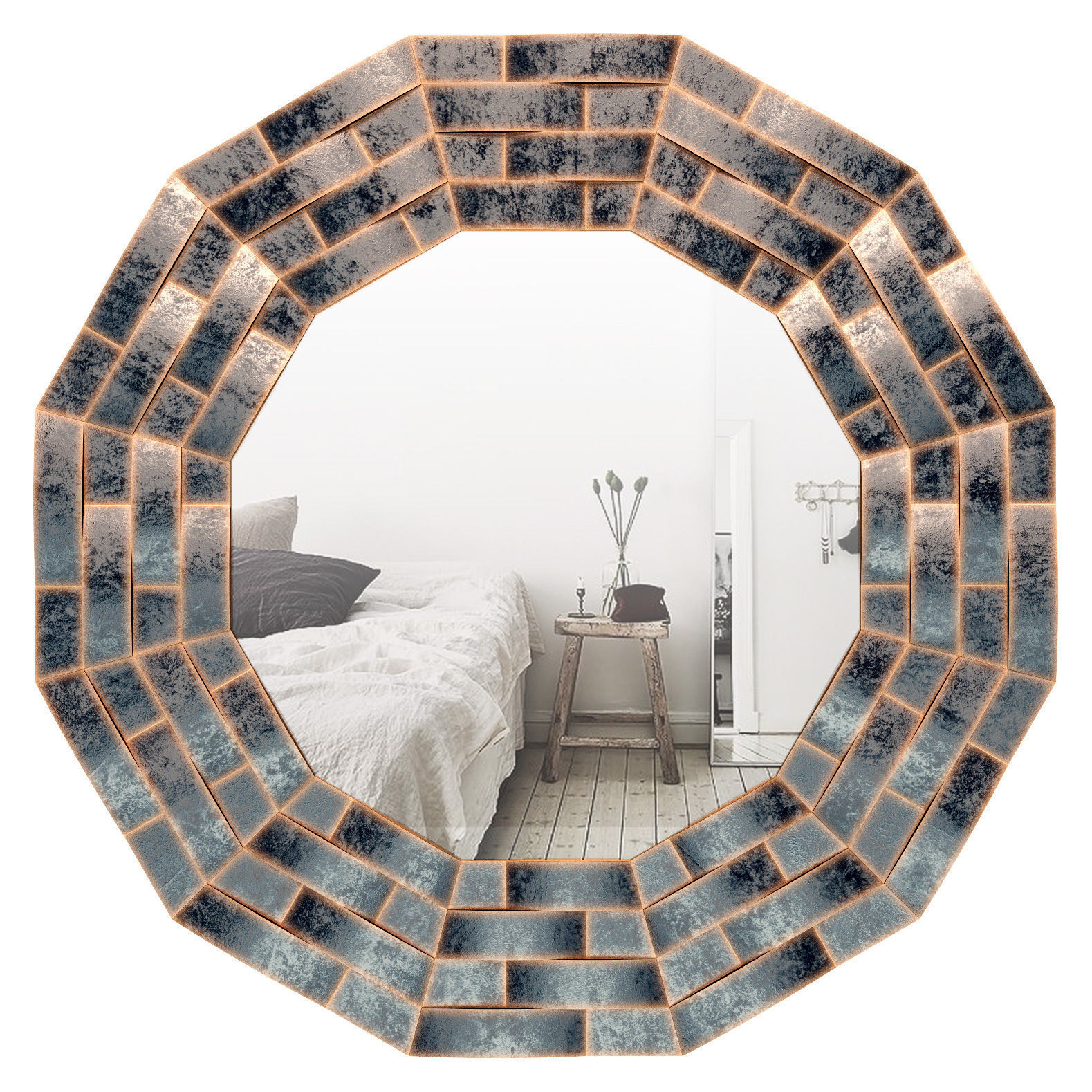 Cavalier Wall Mirror ROSP5192 3D model_1