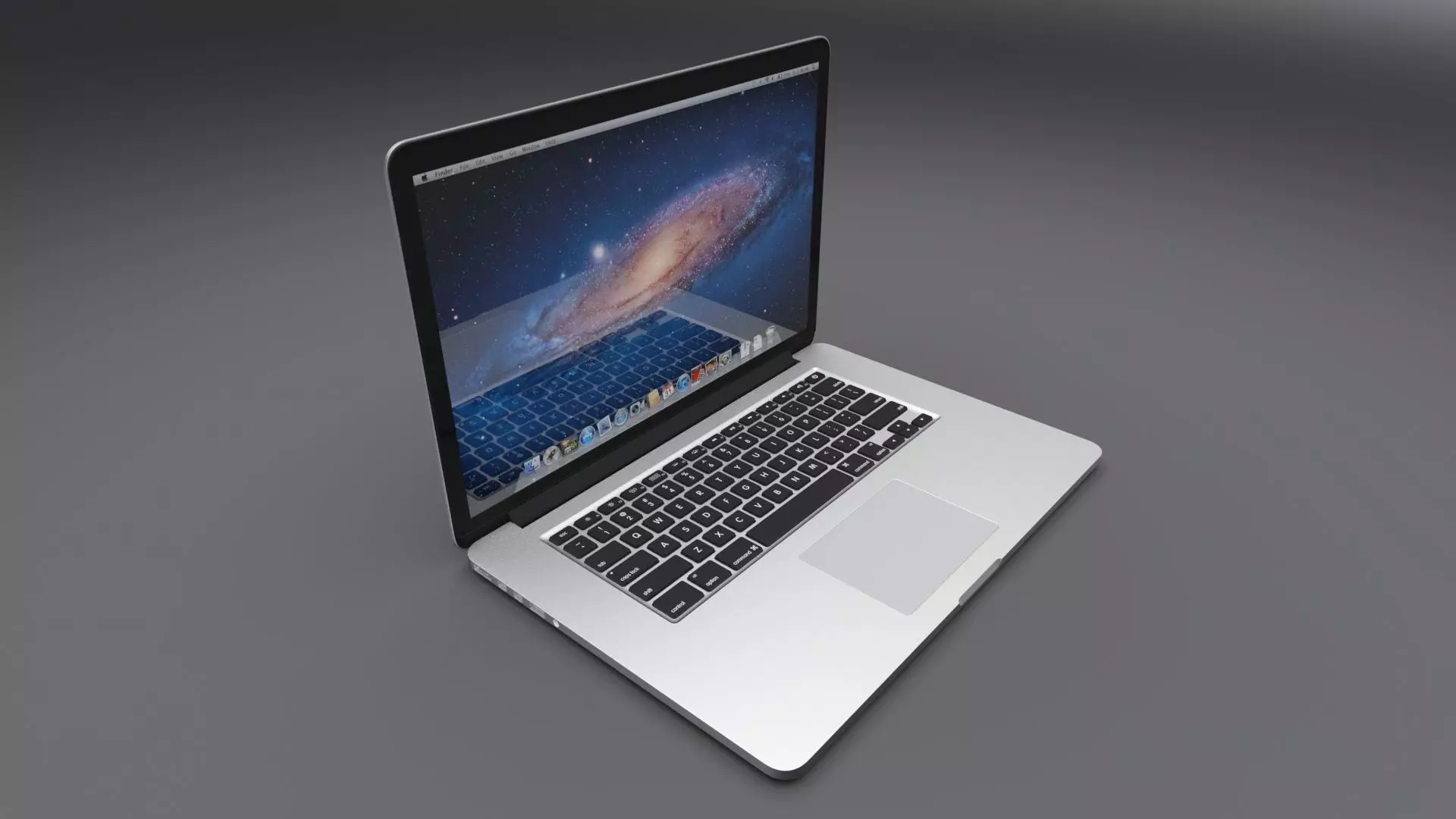 Macbook Pro for VR Projects Low-poly 3D model