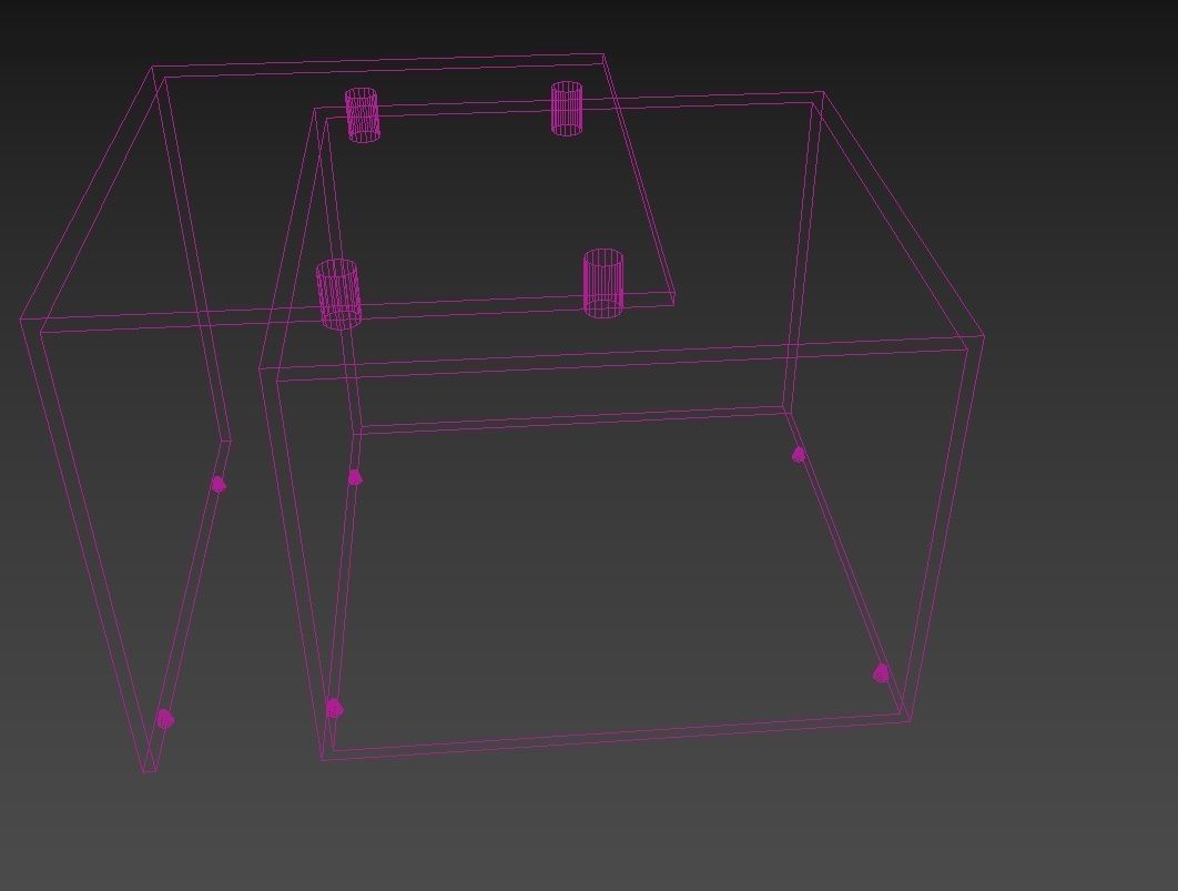 Modern Office Furniture N15 Low-poly 3D model_6