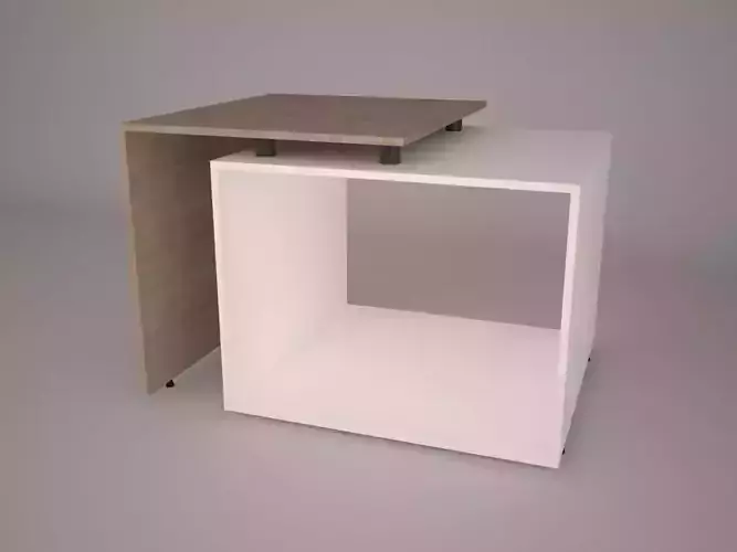 Modern Office Furniture N15 Low-poly 3D model