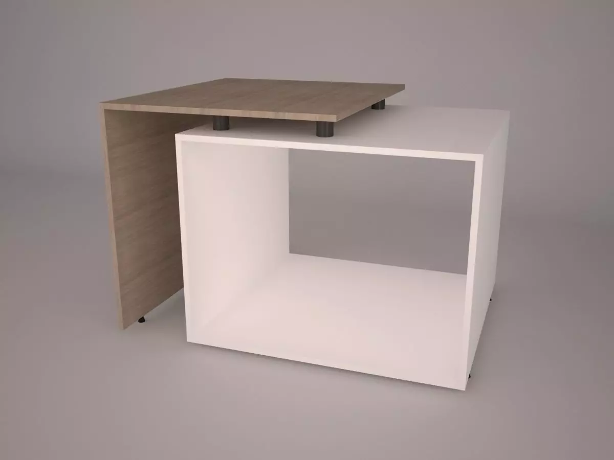 Modern Office Furniture N15 Low-poly 3D model_0