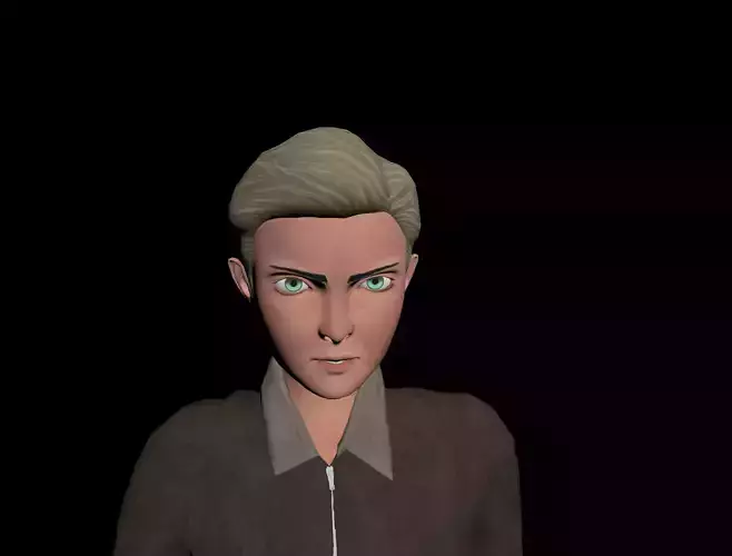 Toon Male Rigged game-ready