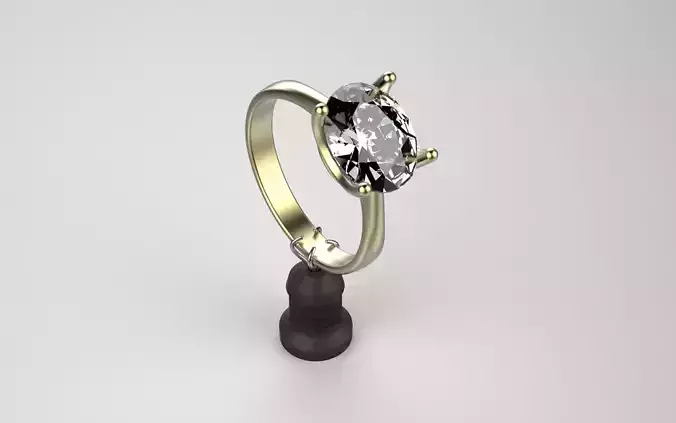 Oval Stone 11x9 mm Ring