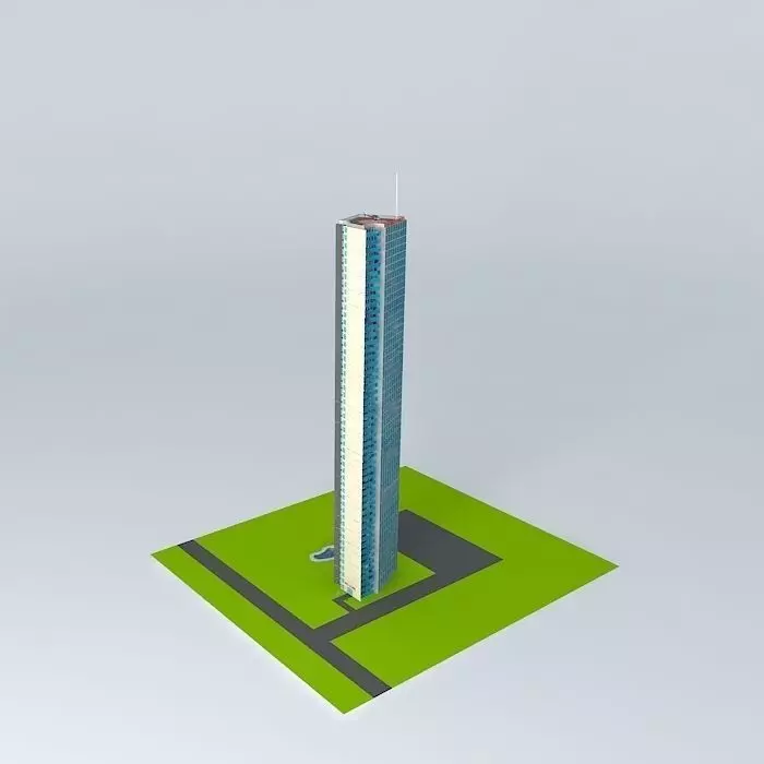 SPRING TOWERS Free 3D model_0