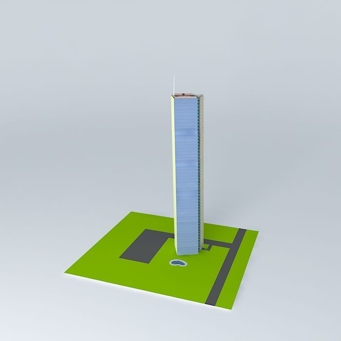 SPRING TOWERS Free 3D model_1