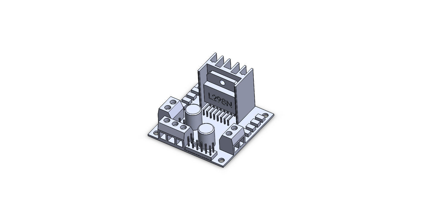 3d mecanum wheels arduino mecanum robot for  mecanum wheel robot 3D print model_11