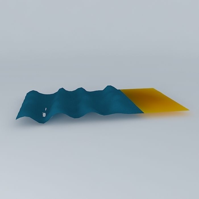 Big Waves Free 3D model_2